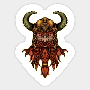 King of the viking Sticker